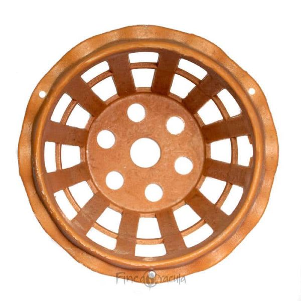 Canasta de Orquídea decorativa terracota 3.5" - Imagen 3